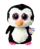 Ty Beanie Boos - Paddles the Penguin, (9"), Solid Eyes