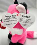 Ty Beanie Boos - Parfait the Valentine's Day Fox, Glitter Eyes