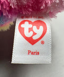 Ty Beanie Boos - Paris the Pink Teddy Bear, (6"), Glitter Eyes, Europe