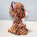 Ty Beanie Boos - Patches the Leopard, Medium (9"), Glitter Eyes