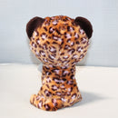Ty Beanie Boos - Patches the Leopard, Medium (9"), Glitter Eyes