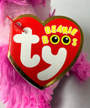 Ty Beanie Boos - Patsey the Pink Poodle, (7"), Glitter Eyes
