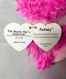 Ty Beanie Boos - Patsey the Pink Poodle, (7"), Glitter Eyes