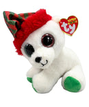 Ty Beanie Boos - Paxton the Polar Bear, Glitter Eyes, Christmas