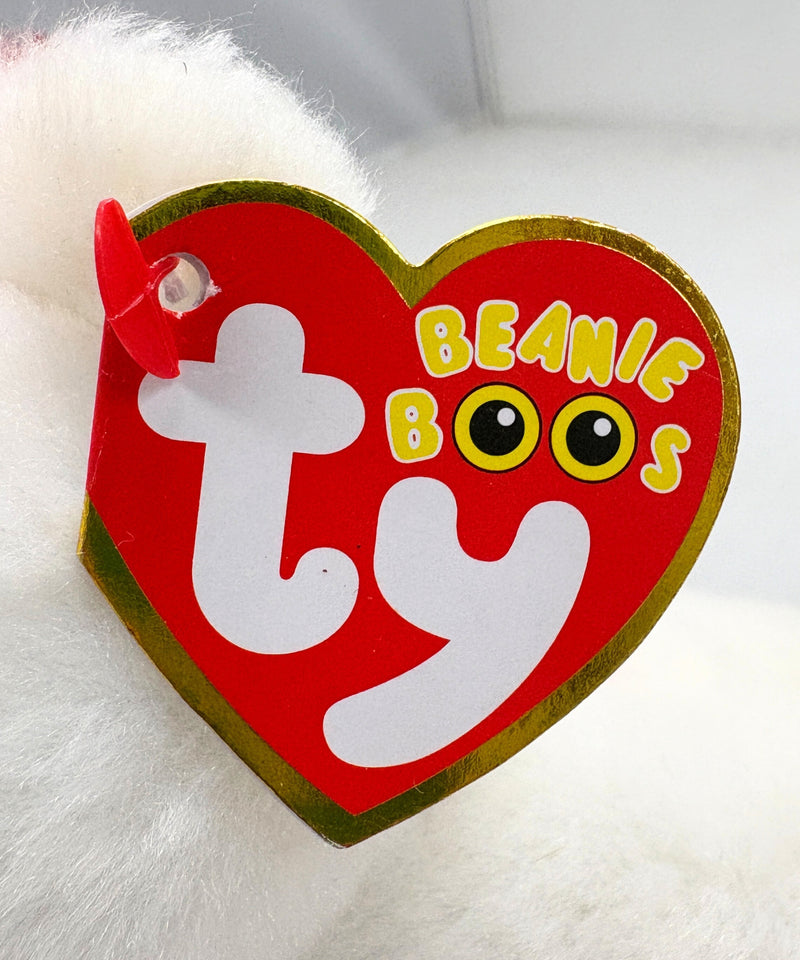 Ty Beanie Boos - Paxton the Polar Bear, Glitter Eyes, Christmas