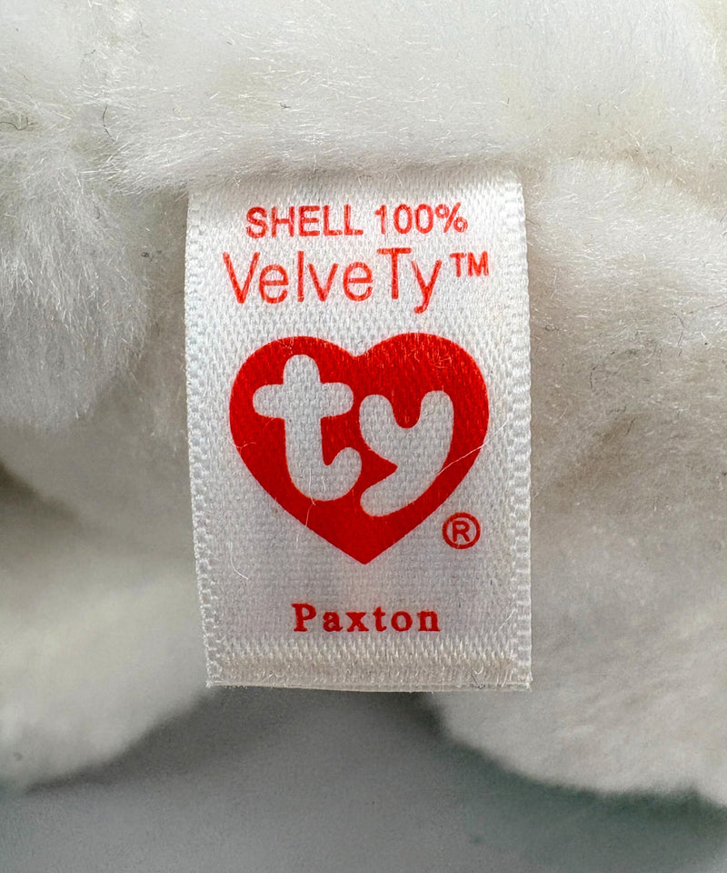 Ty Beanie Boos - Paxton the Polar Bear, Glitter Eyes, Christmas