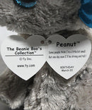 Ty Beanie Boos- Peanut the Elephant, Glitter Eyes