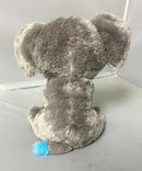 Ty Beanie Boos - Peanut the Gray Elephant, Medium (9"), Glitter Eyes