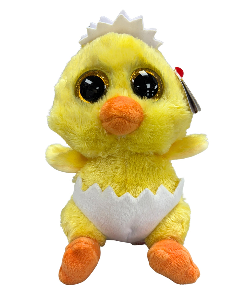 Ty Beanie Boos - Peetie the Chick, Glitter Eyes