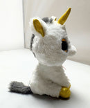 Ty Beanie Boos - Pegasus the White Unicorn, (7"), Glitter Eyes, UK Exclusive