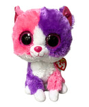Ty Beanie Boos - Pellie the Calico Cat, Medium (7"), Glitter Eyes, Claire's Exclusive