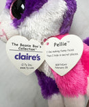 Ty Beanie Boos - Pellie the Pink Cat, (6"), Glitter Eyes, Claire's Exclusive