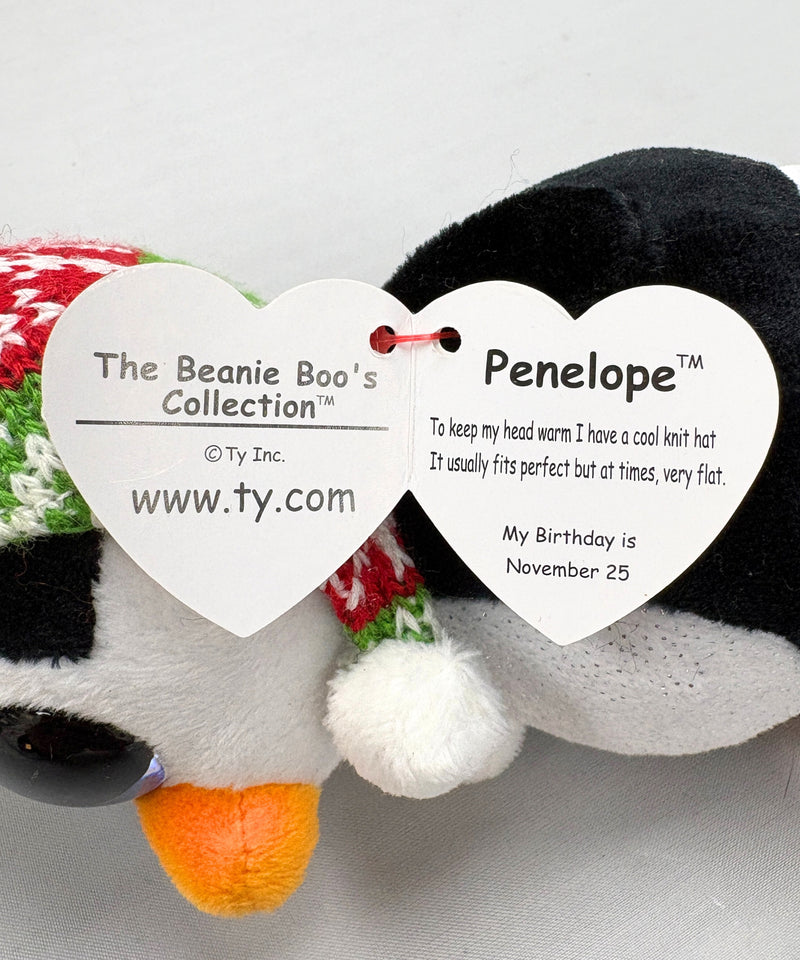 Ty Beanie Boos - Penelope the Penguin, Glitter Eyes, Christmas holidays