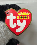 Ty Beanie Boos - Penny the Valentine Panda bear, (5"), Glitter Eyes, Justice Stores