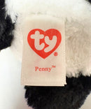 Ty Beanie Boos - Penny the Valentine Panda bear, (5"), Glitter Eyes, Justice Stores