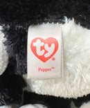 Ty Beanie Boos - Pepper the Black Cat, Medium (9"), Glitter Eyes