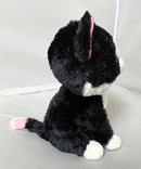 Ty Beanie Boos - Pepper the Black Cat, Medium (9"), Solid Eyes