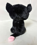 Ty Beanie Boos - Pepper the Black Cat, Medium (9"), Solid Eyes