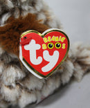 Ty Beanie Boos- Percy the Barn Owl, Glitter Eyes