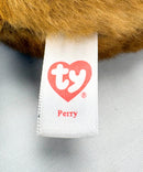 Ty Beanie Boos - Perry the Platypus, Glitter Eyes, Light Brown Version