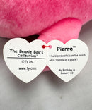 Ty Beanie Boos - Pierre the Seal, Medium, Glitter Eyes, Medium Size