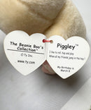 Ty Beanie Boos - Piggley the Pig (Cream 2016), (7"), Glitter Eyes