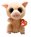 Ty Beanie Boos - Piggley the Pig (Pink 2017), (7"), Glitter Eyes