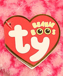 Ty Beanie Boos - Pinky the Pink Owl, Large (16"), Glitter Eyes, Europe Exclusive