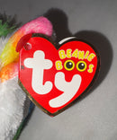Ty Beanie Boos - Pixy the Unicorn (Gold Horn), Regular (7"), Solid Eyes