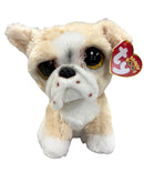 Ty Beanie Boos - Pooch the Bulldog, Glitter Eyes