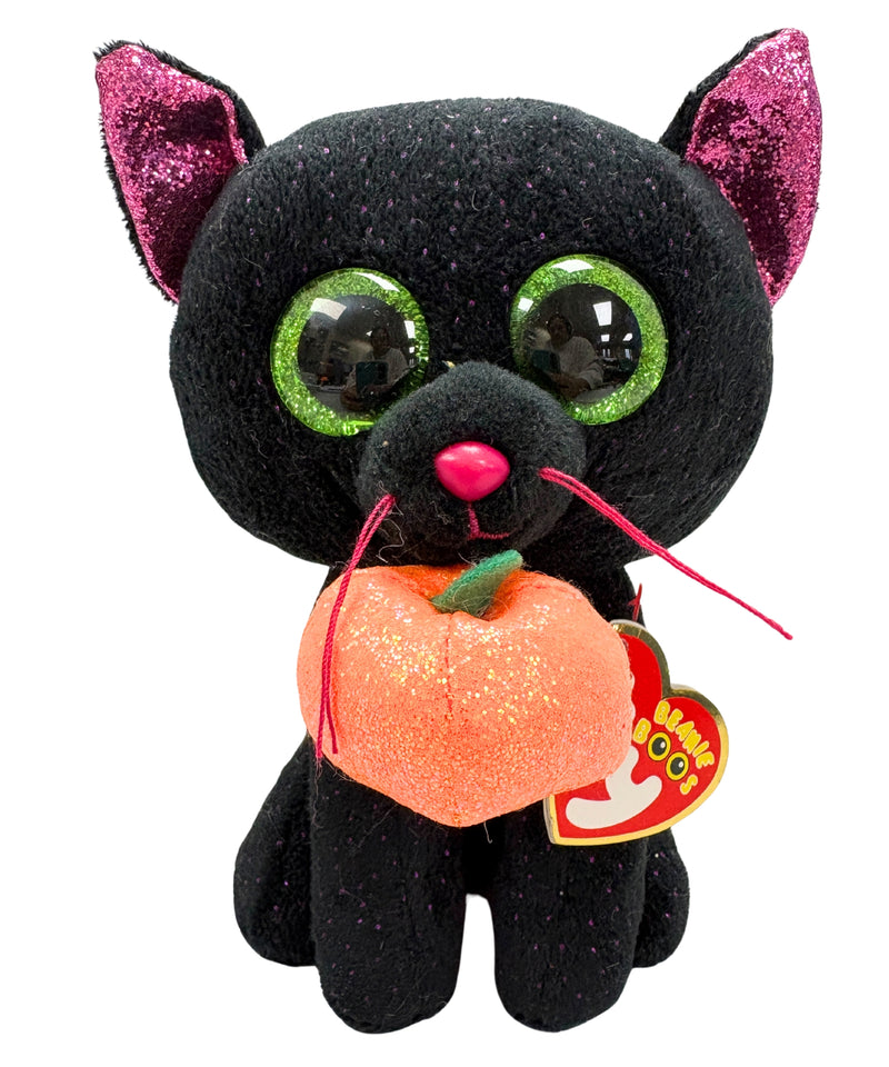 Ty Beanie Boos - Potion the Cat, Glitter Eyes, Halloween