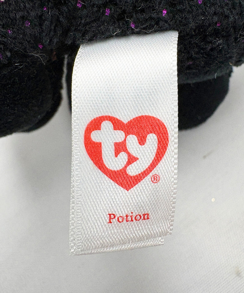 Ty Beanie Boos - Potion the Cat, Glitter Eyes, Halloween
