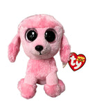 Ty Beanie Boos - Princess the Pink Poodle, (6"), Glitter Eyes