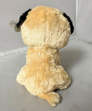 Ty Beanie Boos - Pugsly the Pug, (8"), Solid Eyes