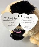 Ty Beanie Boos - Pugsly the Pug, (8"), Solid Eyes