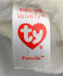 Ty Beanie Boos - Purrcilla the White tiger, Glitter Eyes, Valentine's day