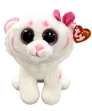 Ty Beanie Boos - Purrcilla the Tiger, Medium, Glitter Eyes, Valentine's day, Medium size