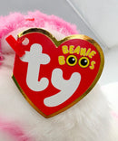Ty Beanie Boos - Purrcilla the Tiger, Medium, Glitter Eyes, Valentine's day, Medium size