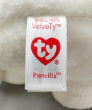 Ty Beanie Boos - Purrcilla the Tiger, Medium, Glitter Eyes, Valentine's day, Medium size