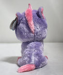 Ty Beanie Boos- Rainbow the Purple Unicorn, Glitter Eyes