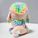 Ty Beanie Boos - Rainbow the Poodle, Medium (9"), Glitter Eyes