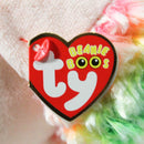 Ty Beanie Boos - Rainbow the Poodle, Medium (9"), Glitter Eyes