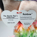 Ty Beanie Boos - Rainbow the Poodle, Medium (9"), Glitter Eyes
