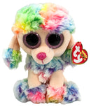 Ty Beanie Boos - Rainbow the Dog, Glitter Eyes