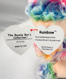 Ty Beanie Boos - Rainbow the Dog, Glitter Eyes