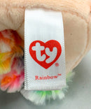 Ty Beanie Boos - Rainbow the Dog, Glitter Eyes