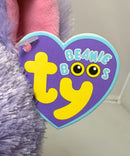 Ty Beanie Boos - Rainbow the Purple Unicorn, Medium (10"), Solid Eyes