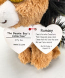 Ty Beanie Boos - Ramsey the Unicorn Lion, Glitter Eyes