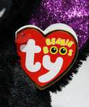 Ty Beanie Boos - Raven the Orange & Purple Halloween Bat, Glitter Eyes, Claire's Exclusive