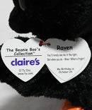 Ty Beanie Boos - Raven the Orange & Purple Halloween Bat, Glitter Eyes, Claire's Exclusive